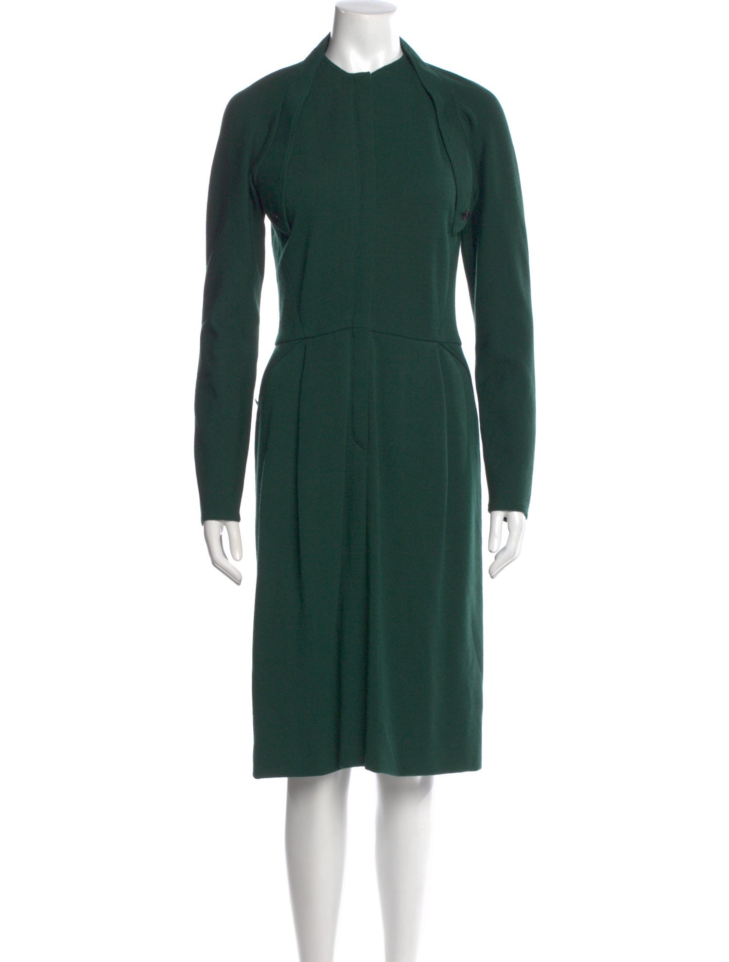 Geoffrey Beene Crew Neck Midi Length Dress