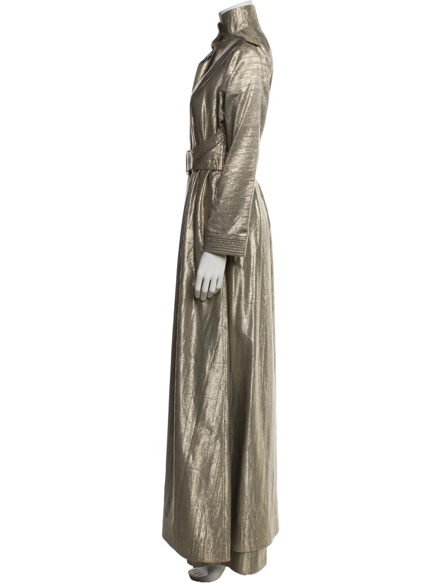 Geoffrey Beene 1970's Glitter Accents Pant Set