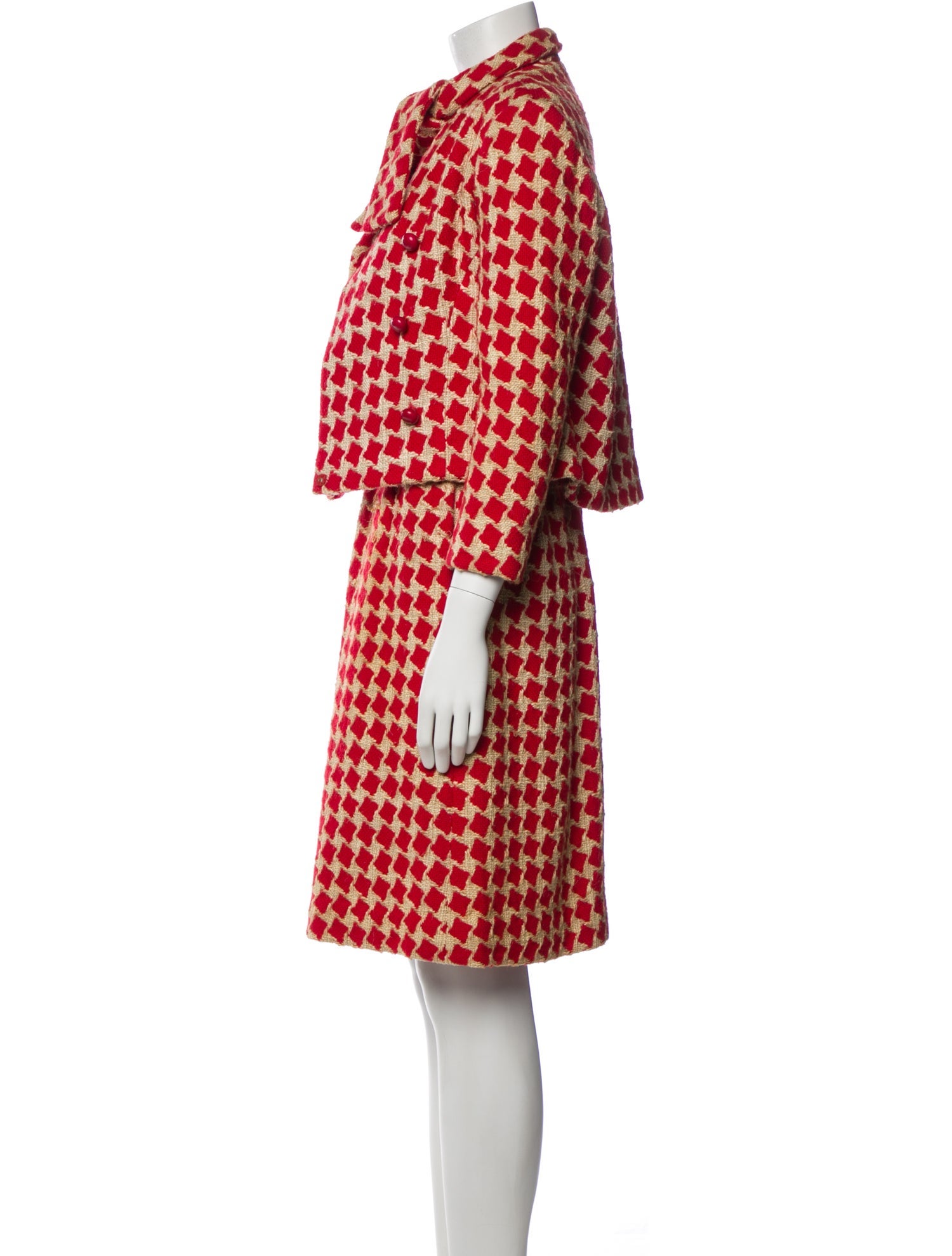 Geoffrey Beene Vintage 1960's Dress Set