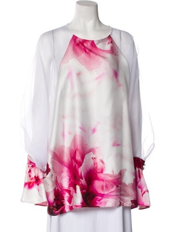 Gabriele Fiorucci Bucciarelli Tops Tie-Dye Print Scoop Neck Tunic XL