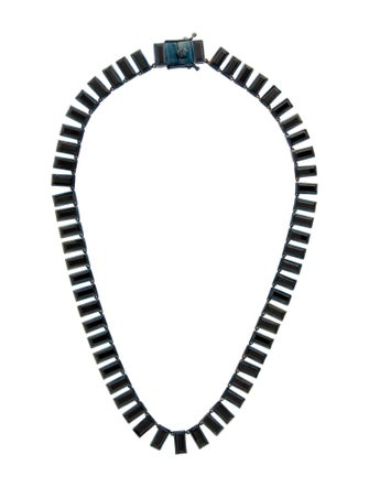 Nak Armstrong 44.09ctw Spinel Tile Rivière Collar Necklace