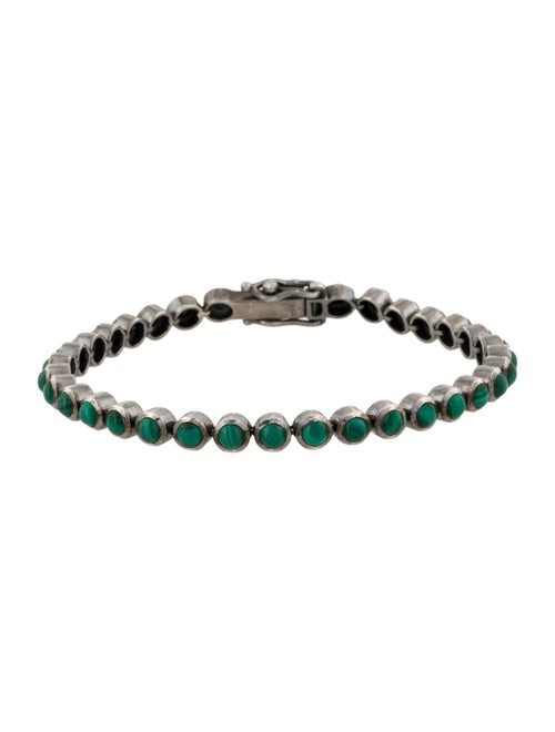 Nak Armstrong Malachite Petite Dot Tennis Bracelet