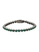Nak Armstrong Malachite Petite Dot Tennis Bracelet