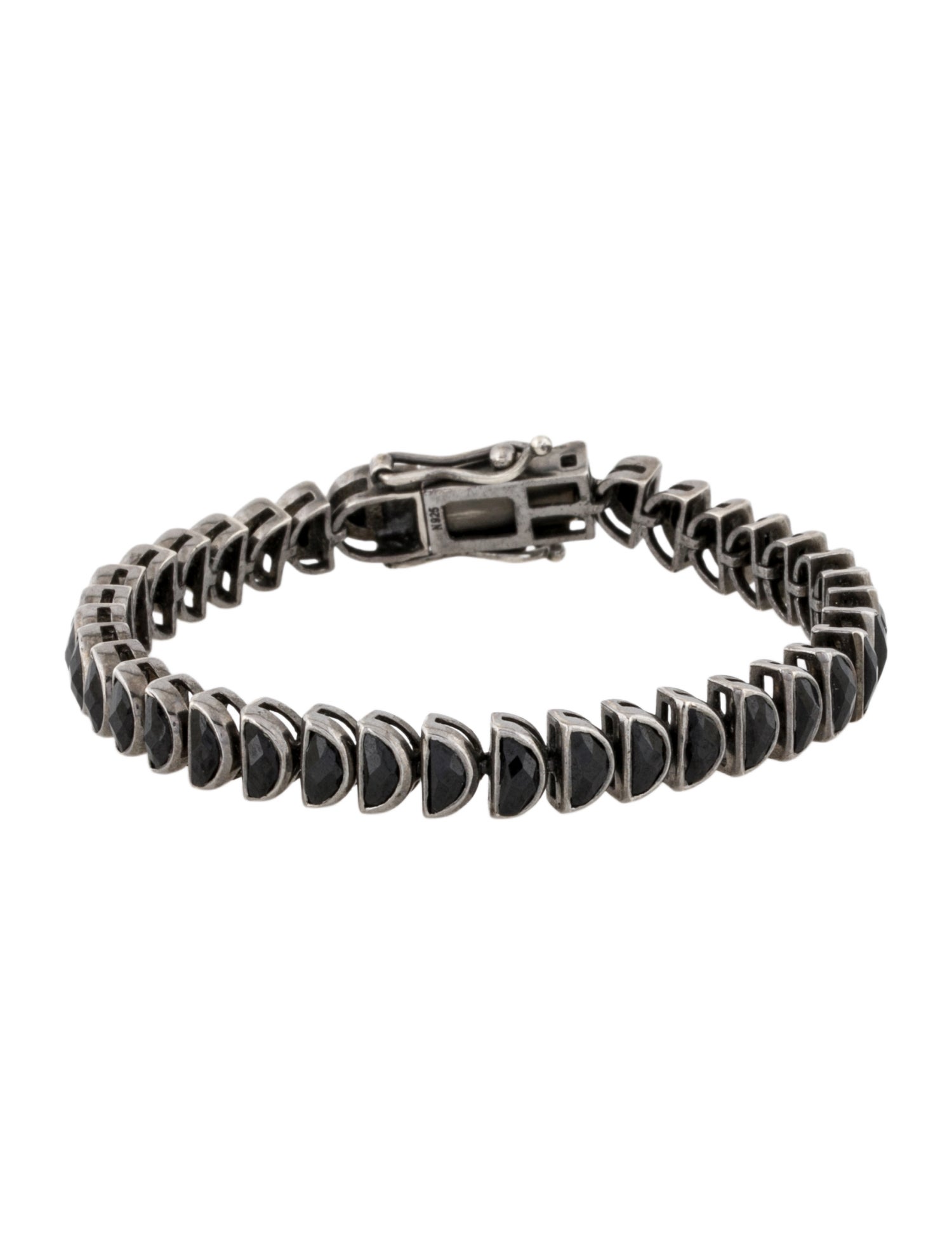 Nak Armstrong Spinel Small Worm Tennis Bracelet