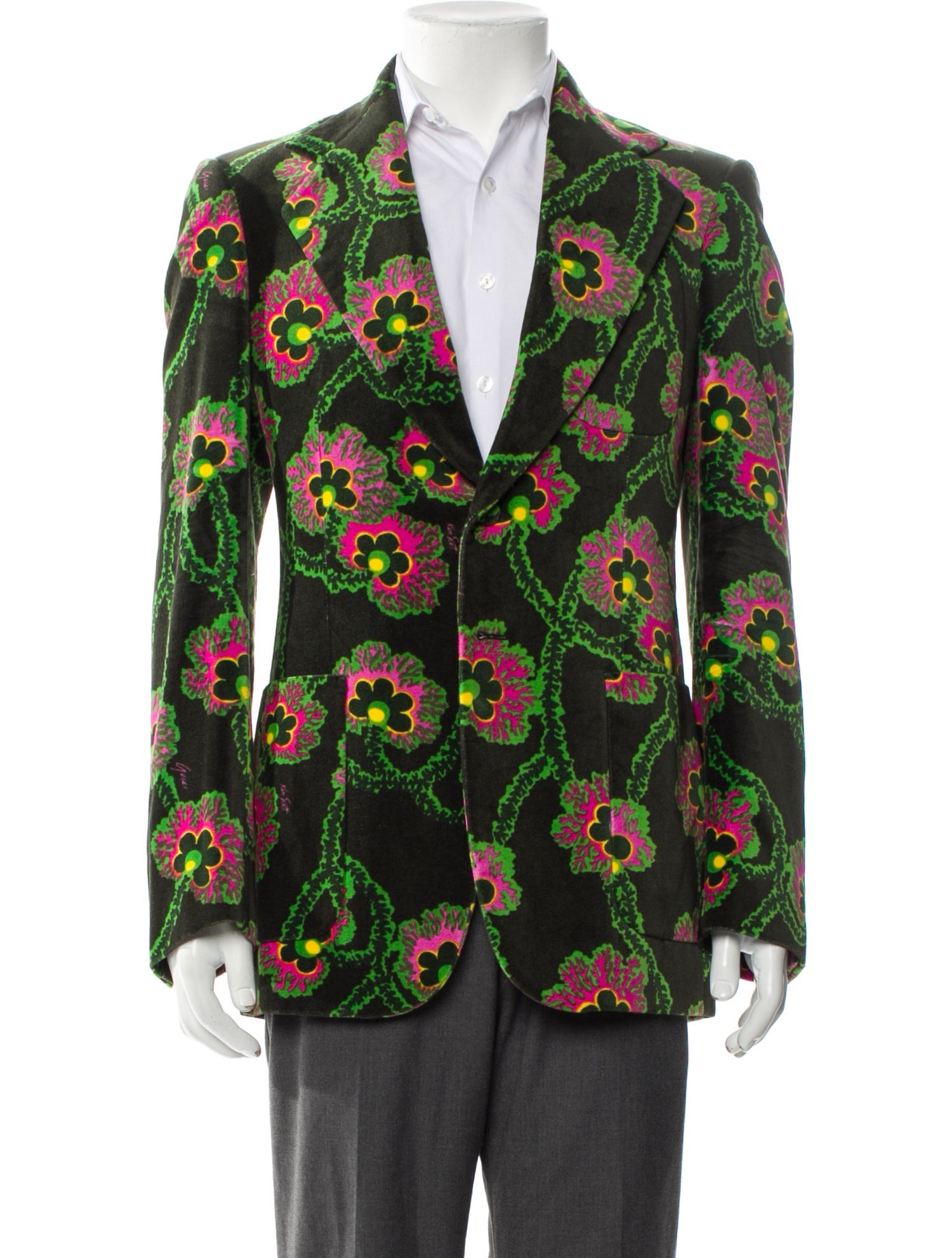 Gucci x George Kenneth Scott 2021 Velvet Blazer