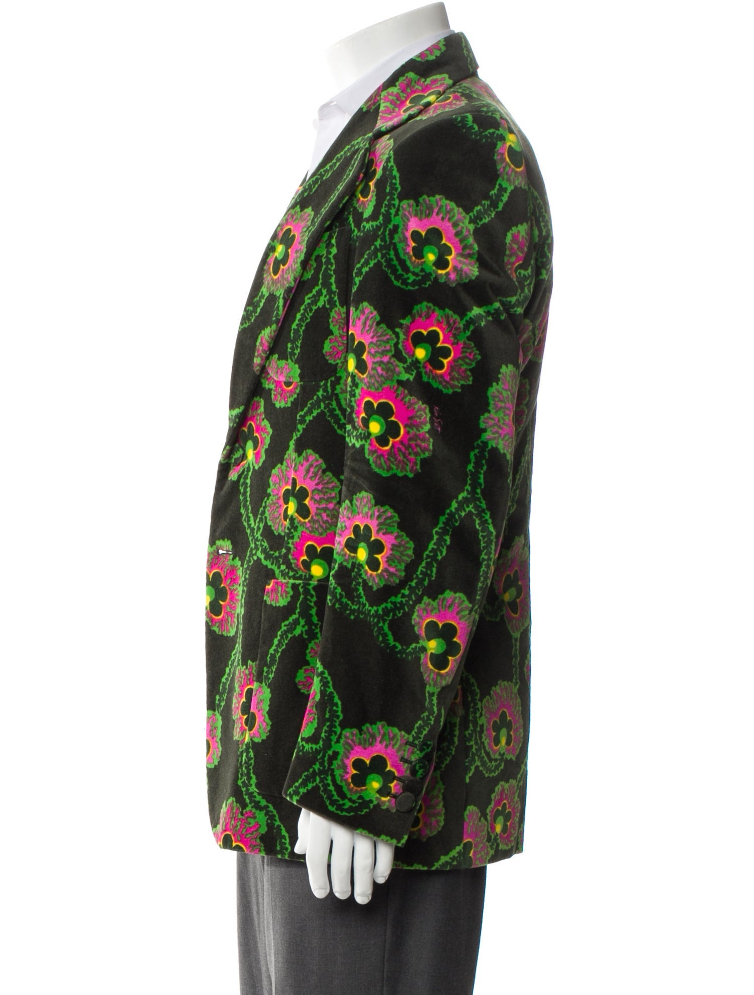 Gucci x George Kenneth Scott 2021 Velvet Blazer