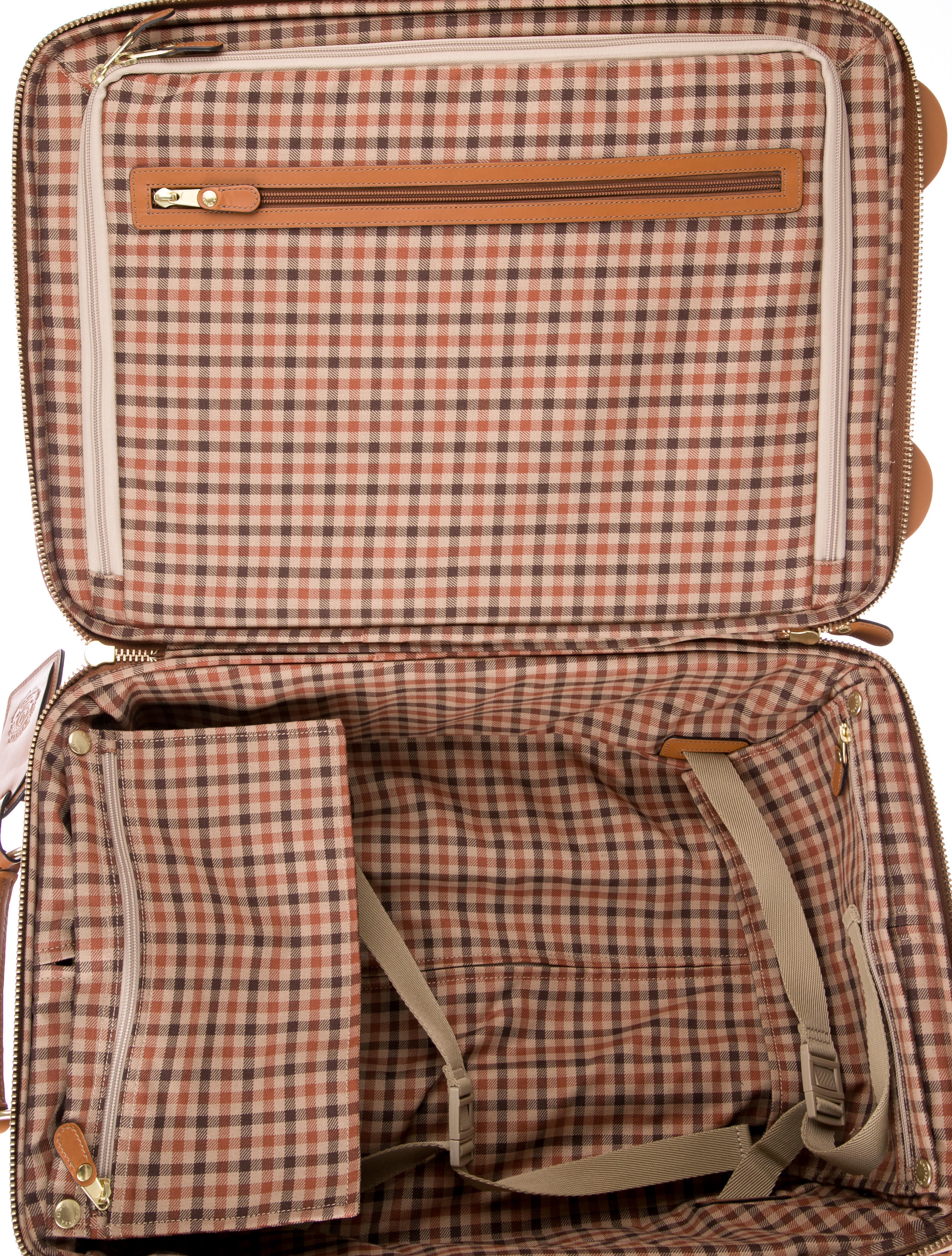 Ghurka LeatherTrimmed Roller CarryOn Luggage GHK20076 The RealReal