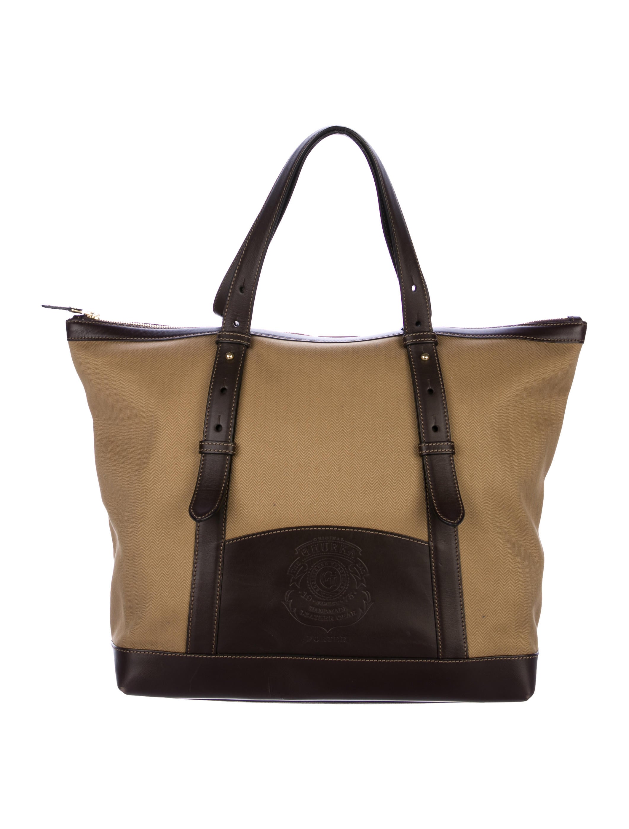 Ghurka Norwalk Porter Field Tote - Brown Totes, Bags - GHK20527