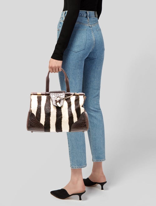 Ghurka Leather Top Handle Bag