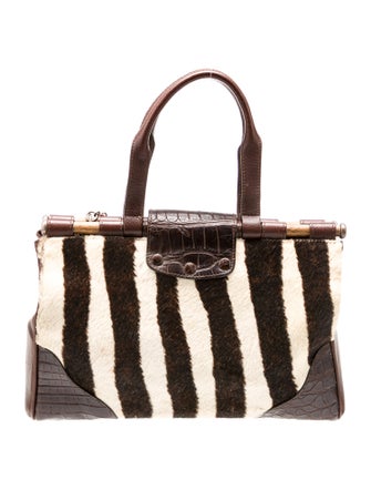 Ghurka Leather Top Handle Bag