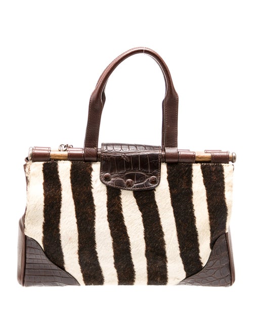 Ghurka Leather Top Handle Bag