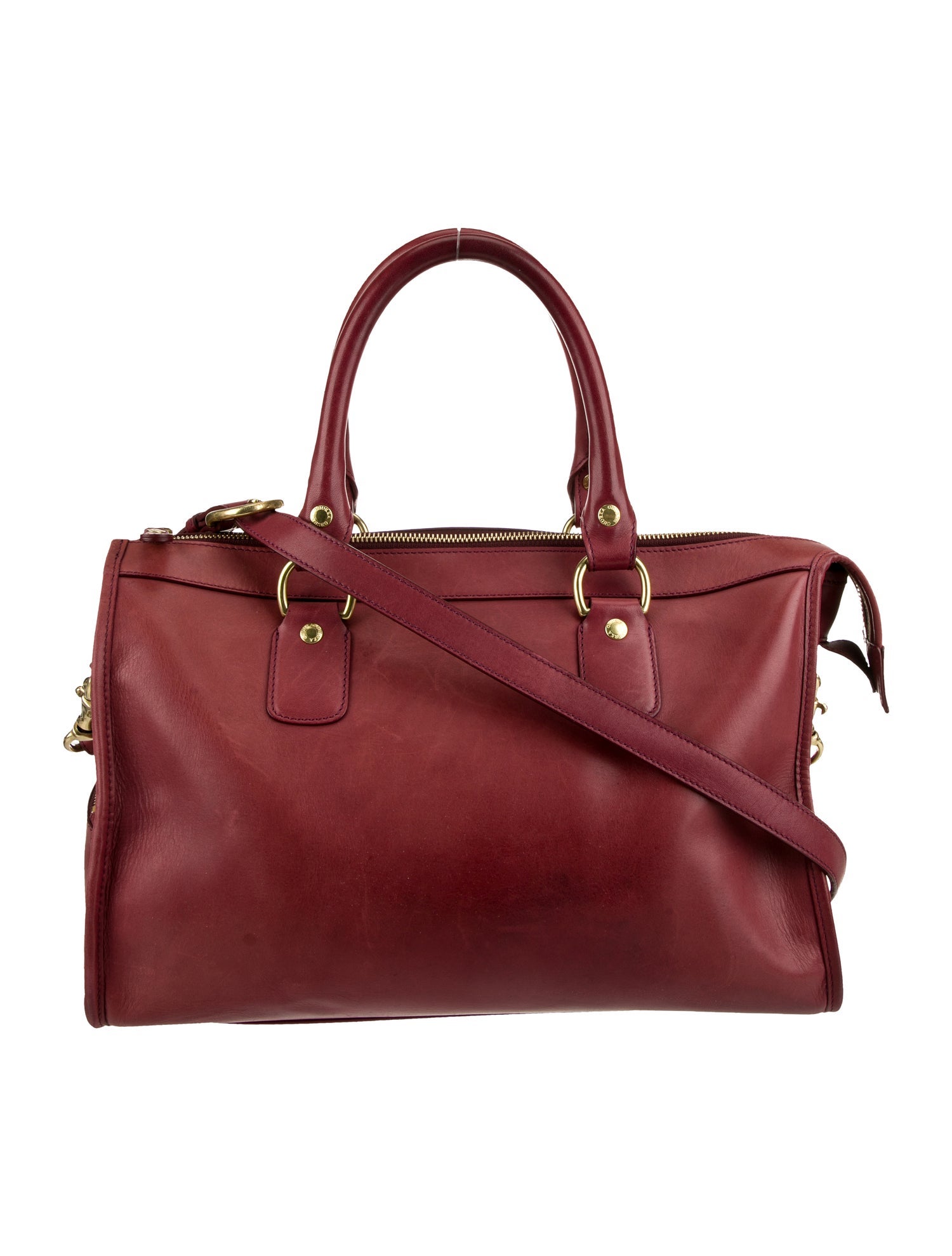 Ghurka Leather Top Handle Bag