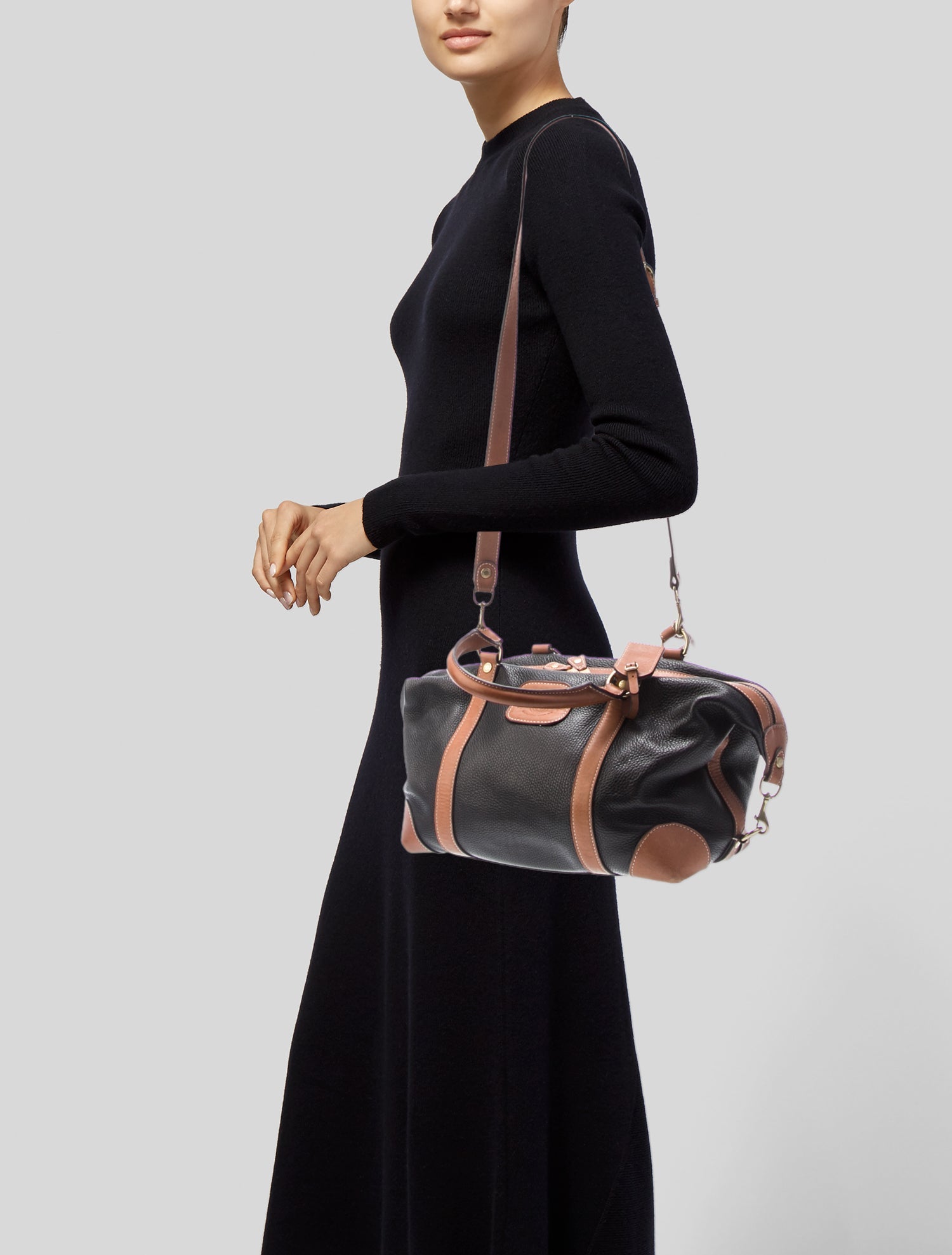 Ghurka Leather Top Handle Bag