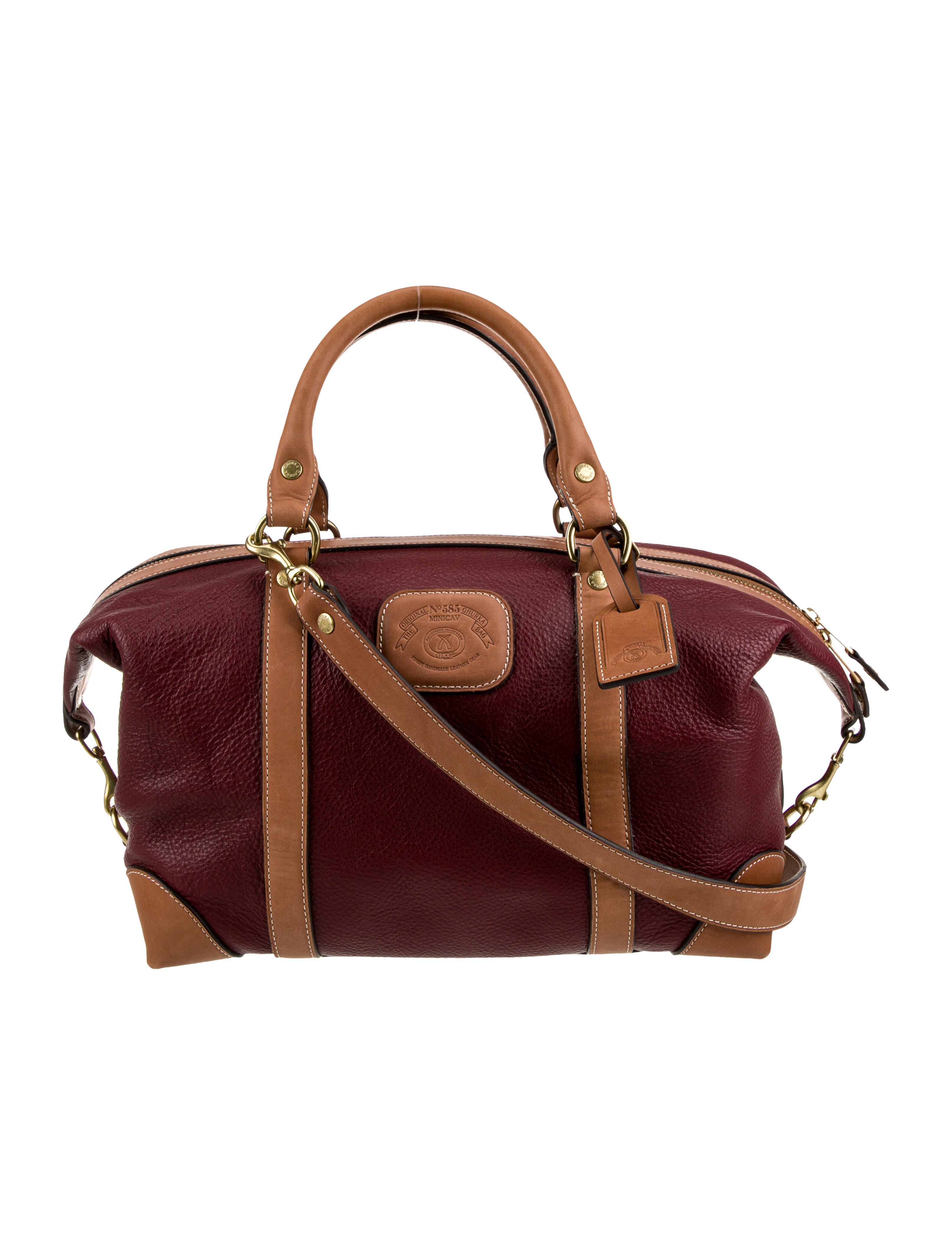 Ghurka Leather Top Handle Bag