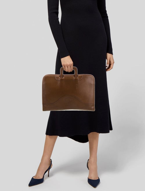 Ghurka Leather Briefcase
