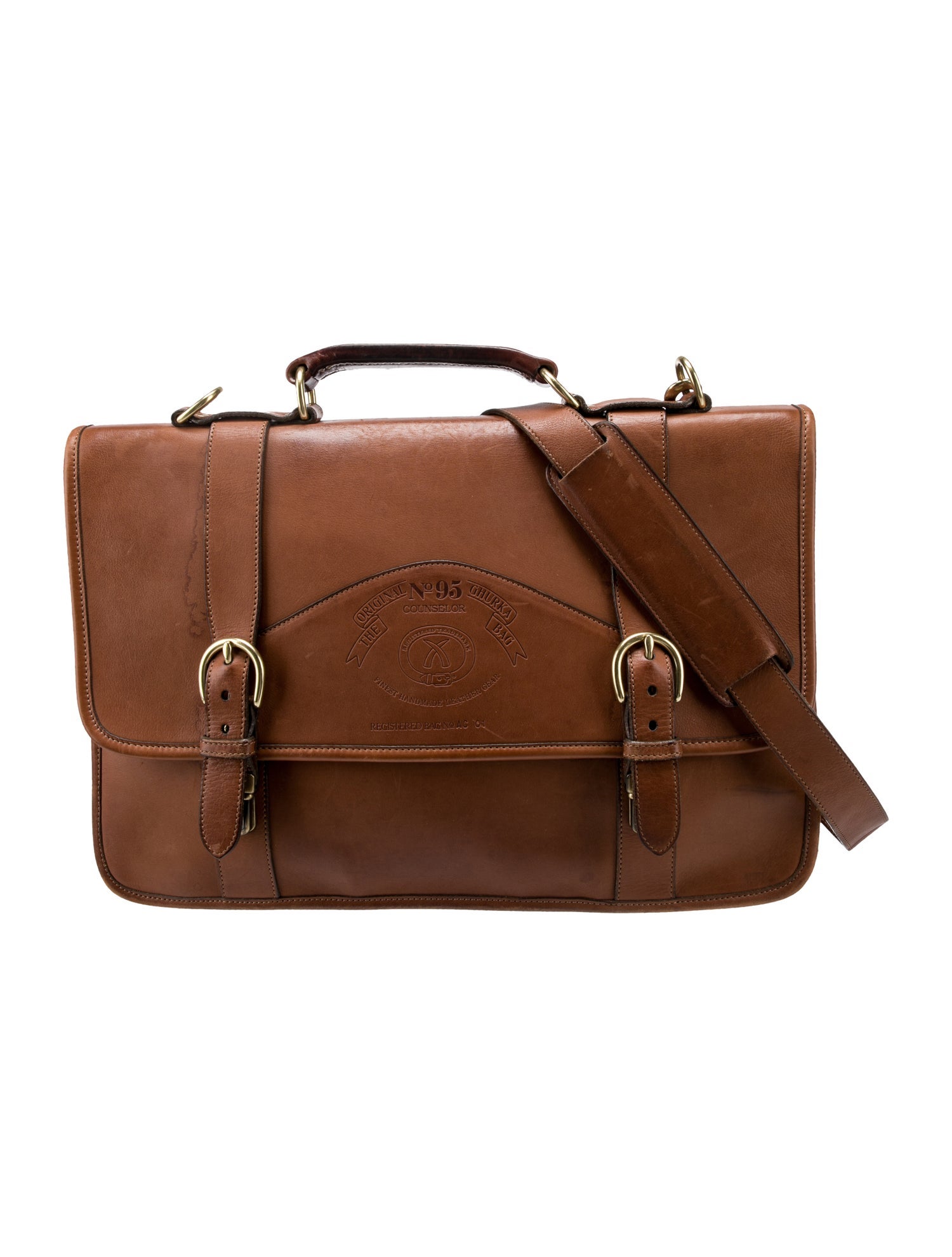 Ghurka Leather Messenger Bag