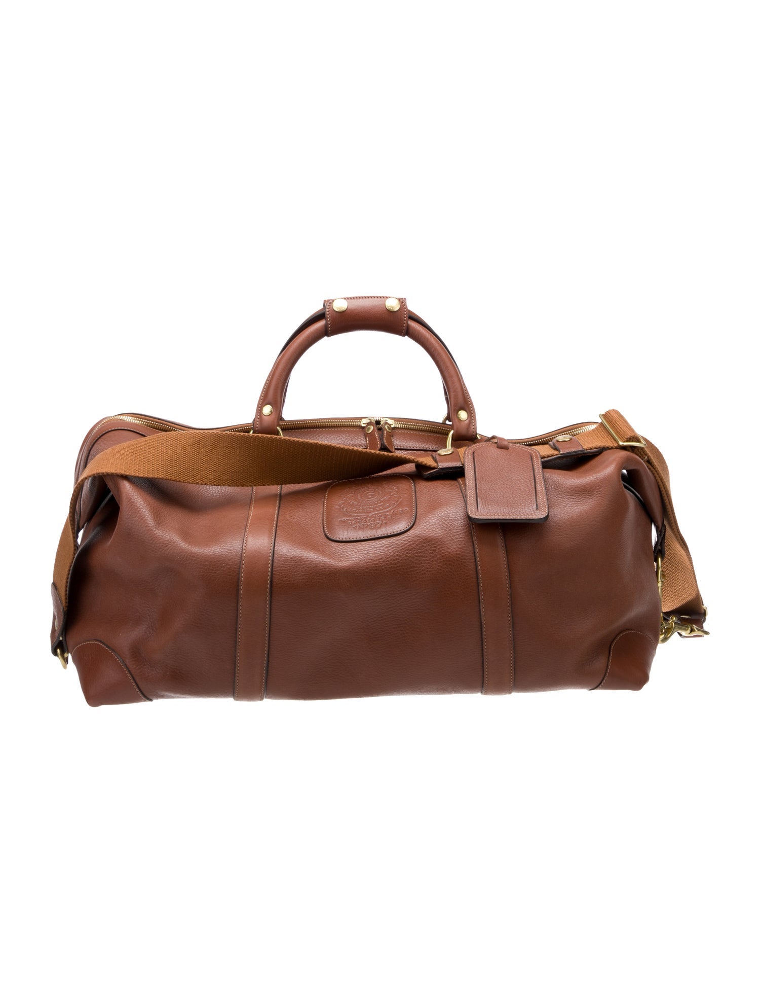 Ghurka Leather Weekender Bag