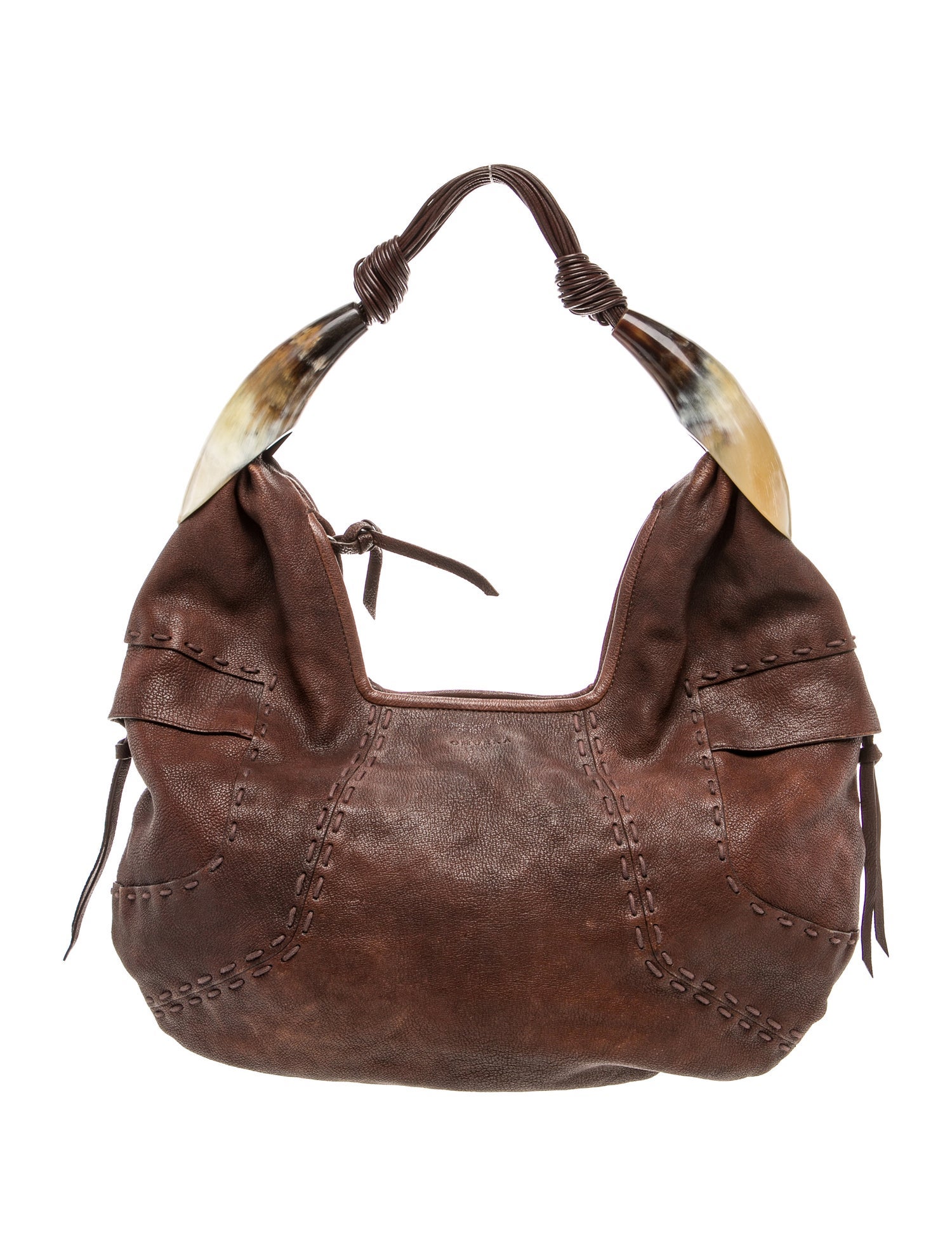 Ghurka Leather Top Handle Bag
