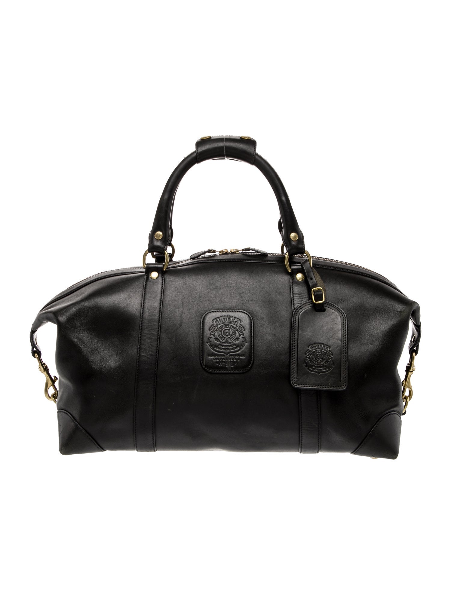Ghurka Leather Weekender Bag