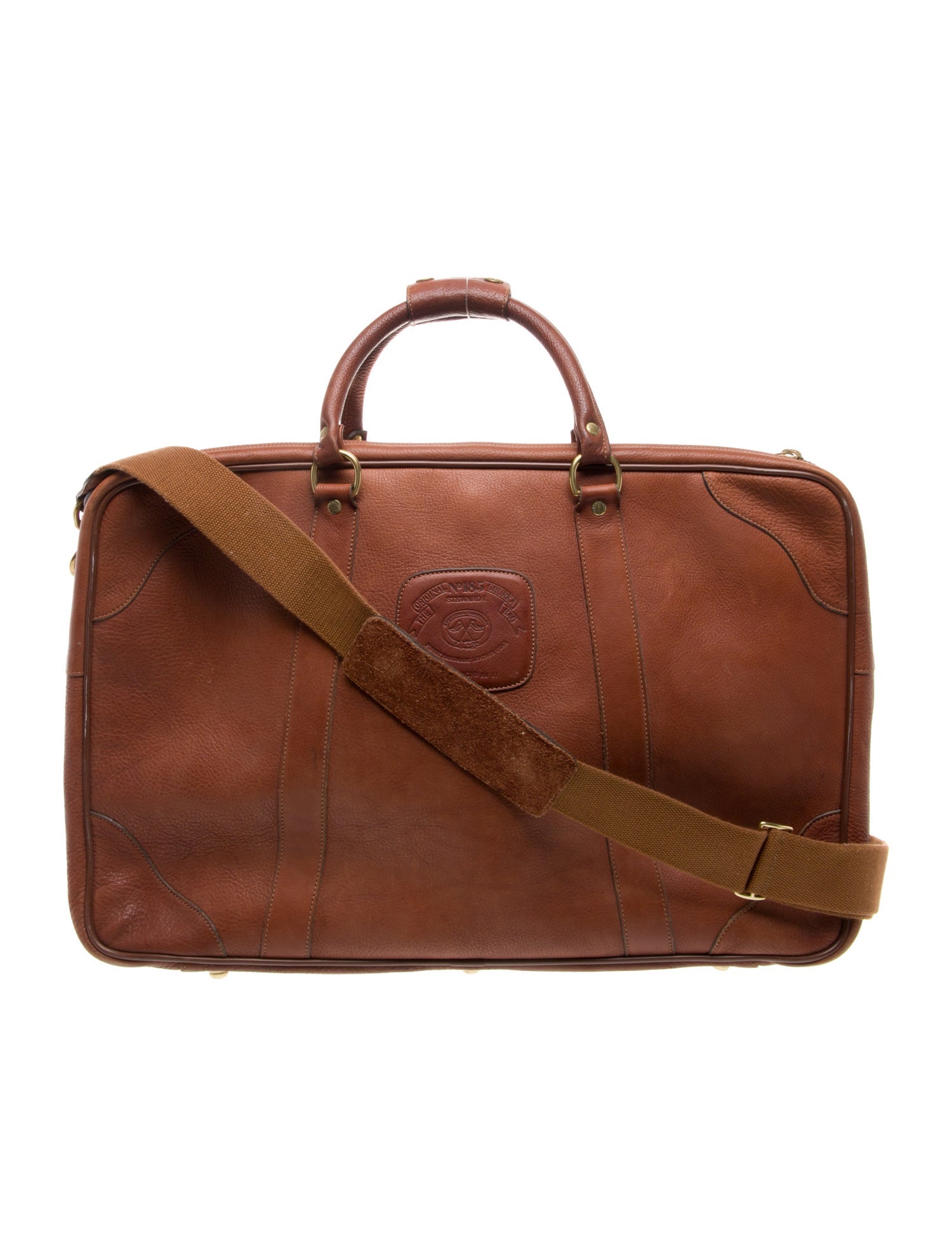 Ghurka Leather Weekender Bag