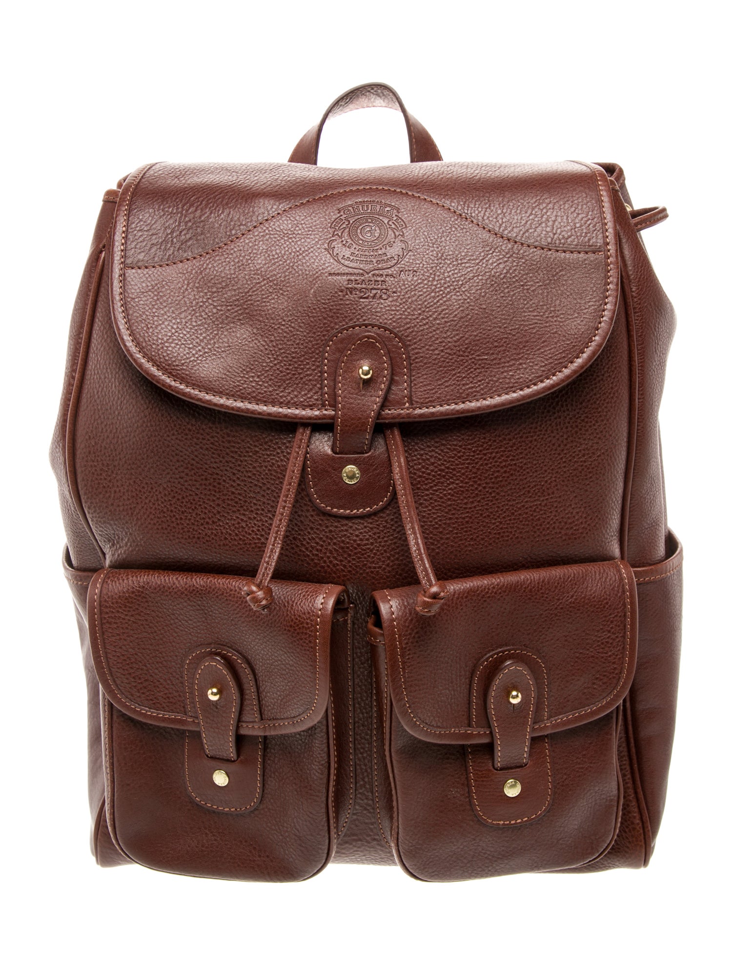 Ghurka Leather Backpack