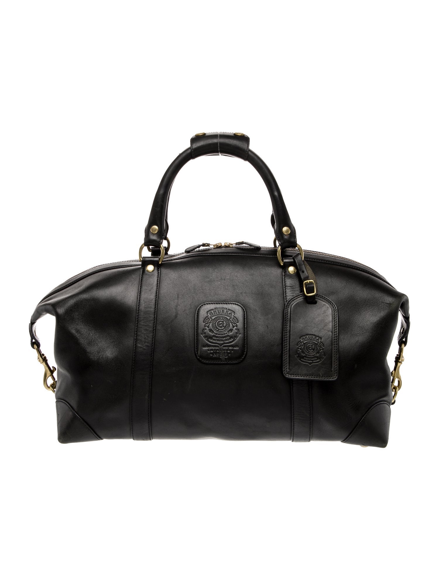 Ghurka Leather Weekender Bag