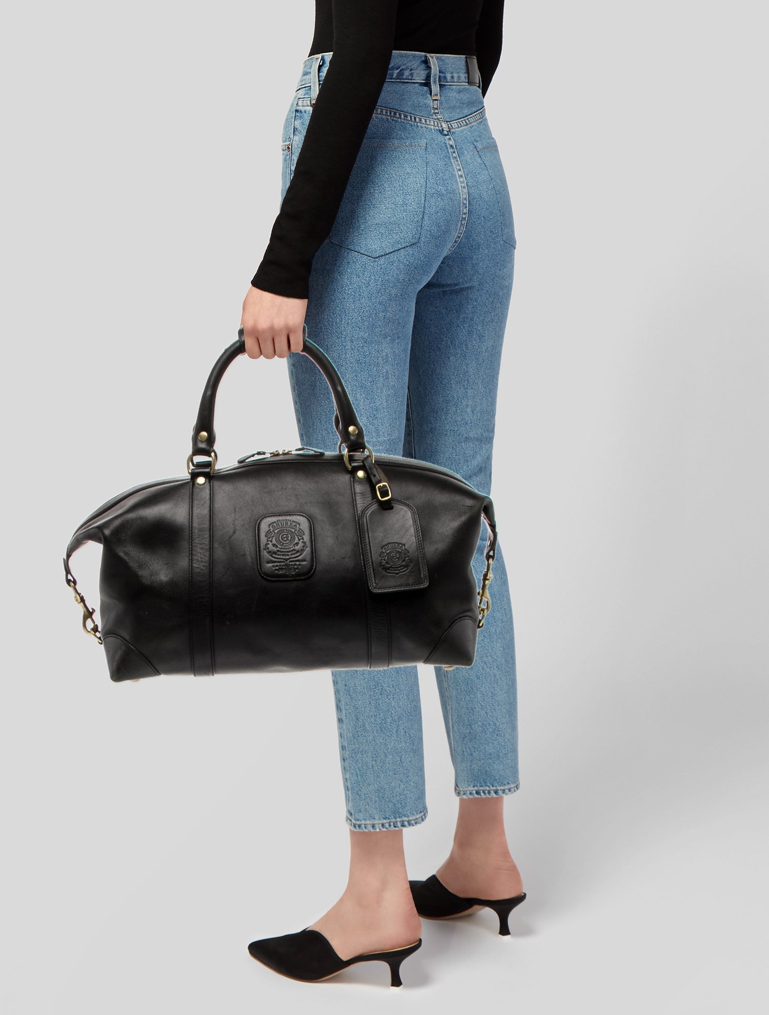 Ghurka Leather Weekender Bag