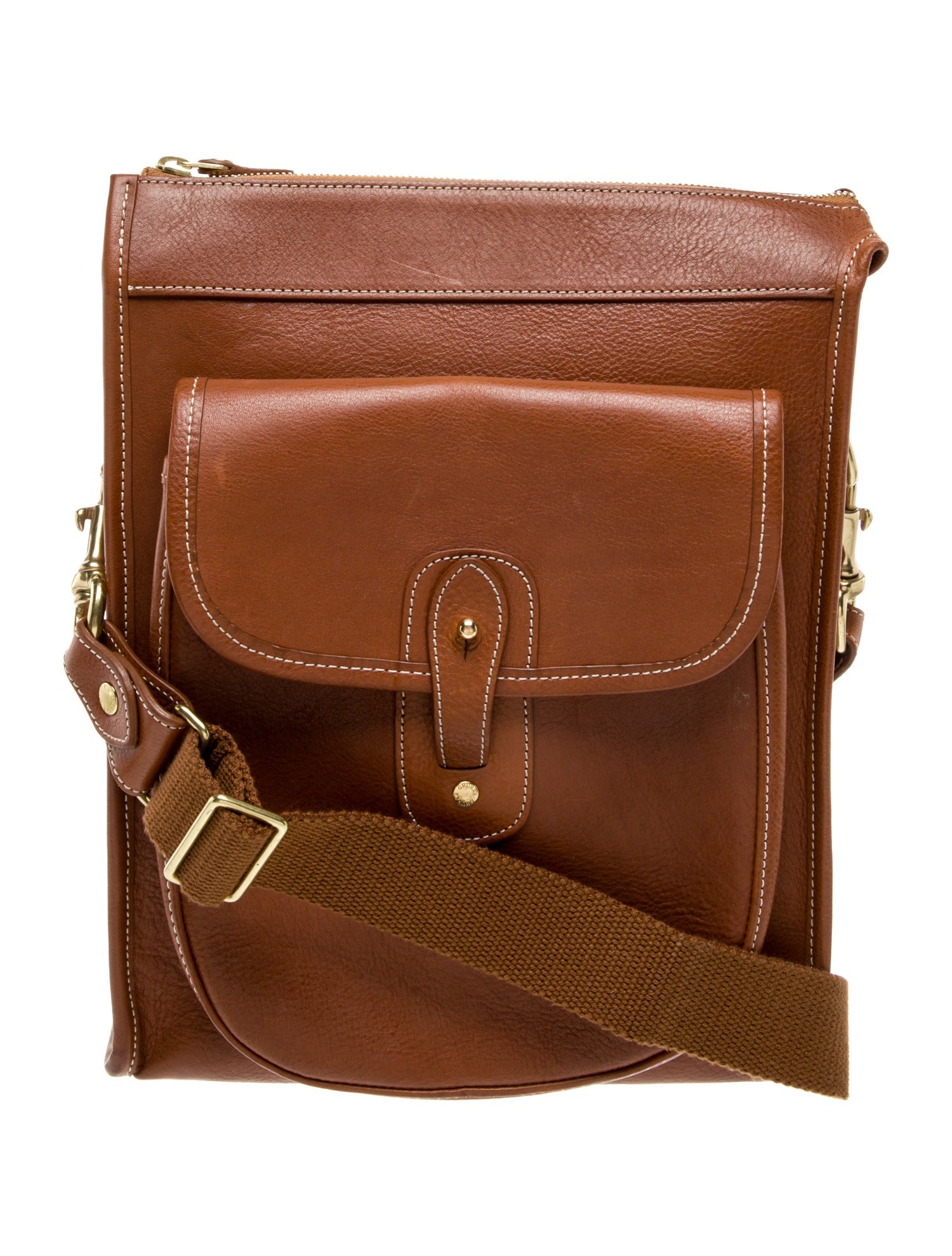 Ghurka Leather Messenger Bag