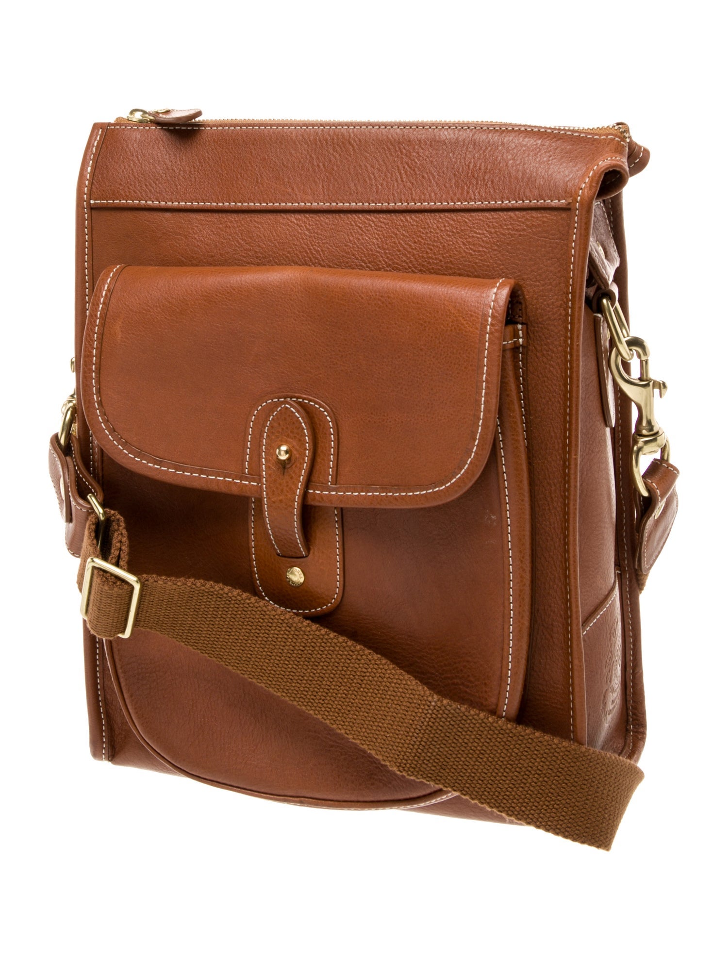 Ghurka Leather Messenger Bag