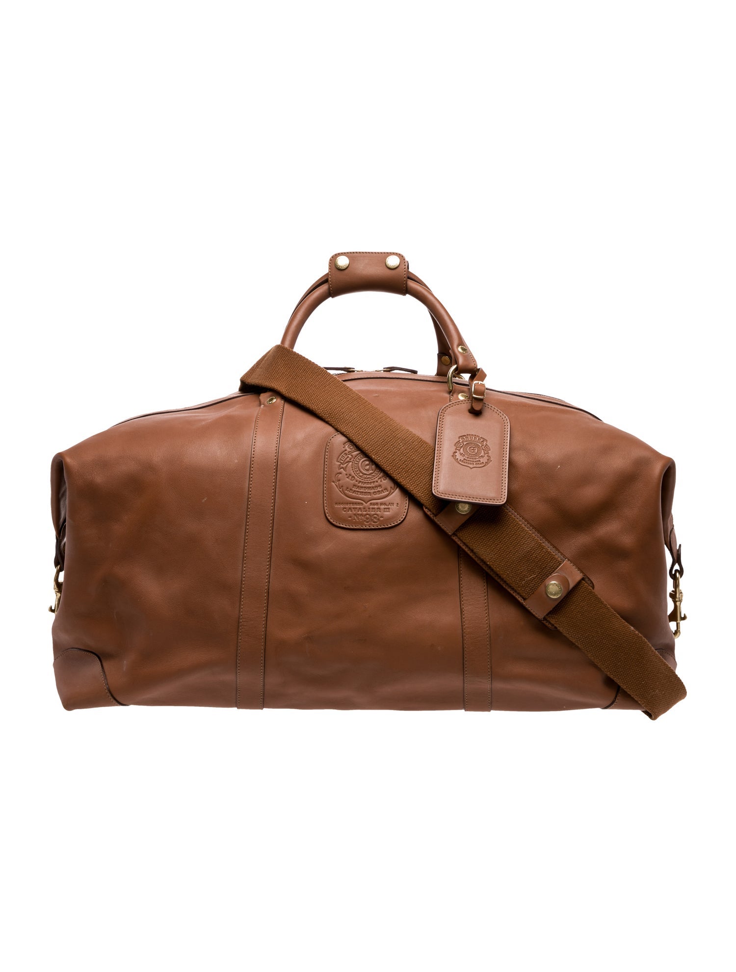 Ghurka Leather Weekender Bag