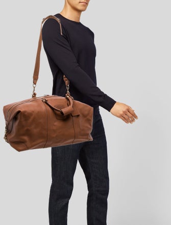 Ghurka Leather Weekender Bag