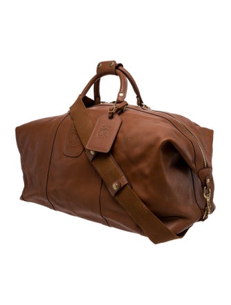 Ghurka Leather Weekender Bag