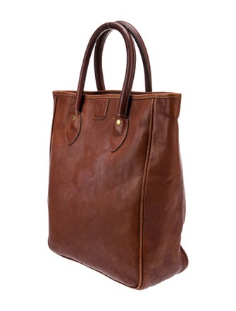 Ghurka Leather Top Handle Bag
