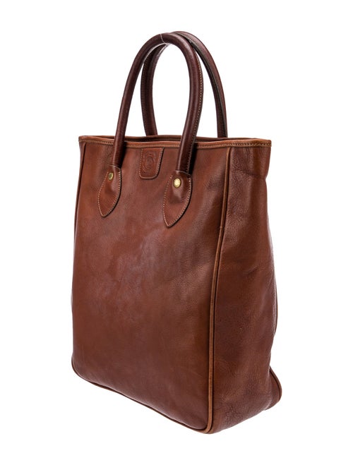 Ghurka Leather Top Handle Bag