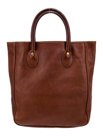 Ghurka Leather Top Handle Bag