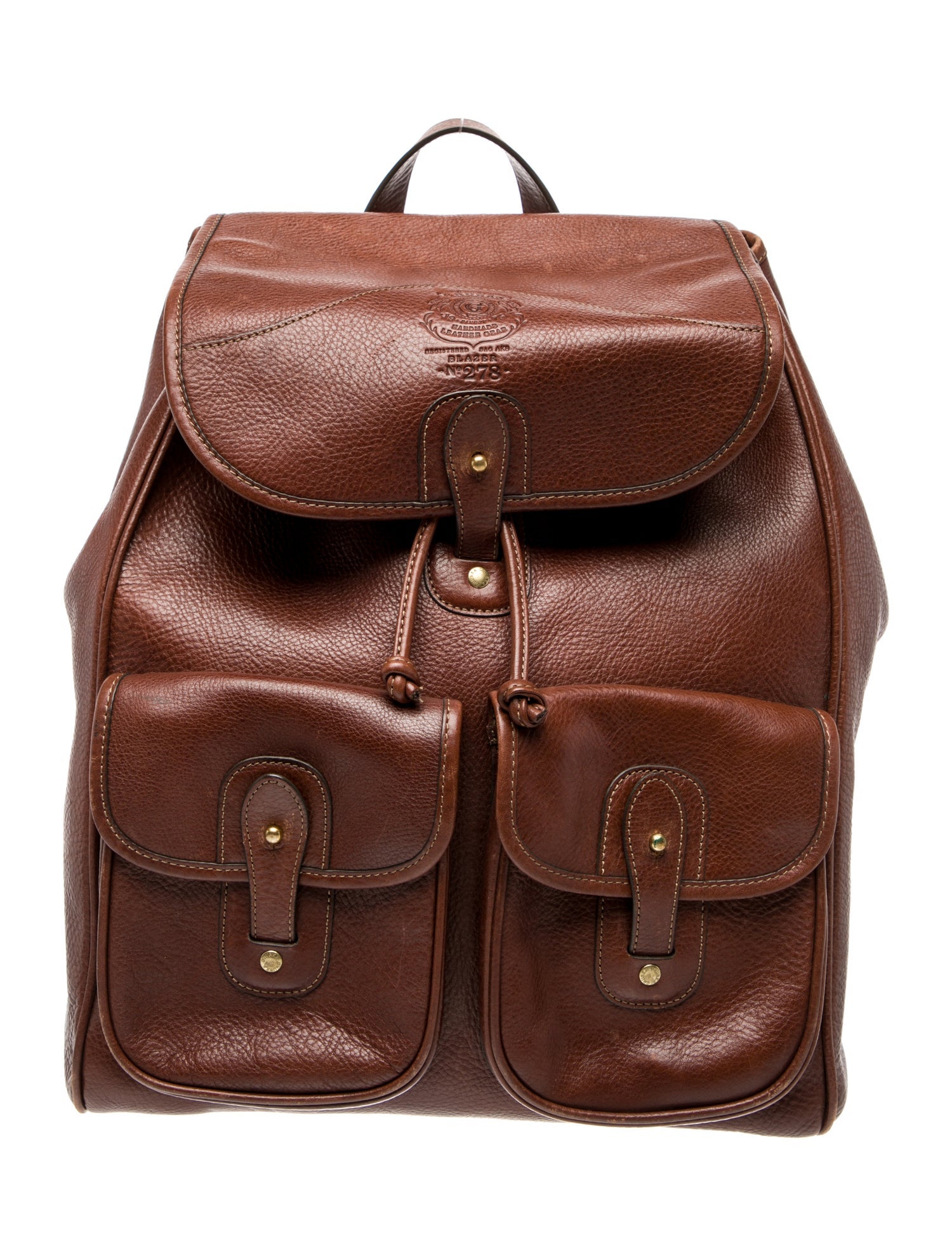 Ghurka Leather Backpack
