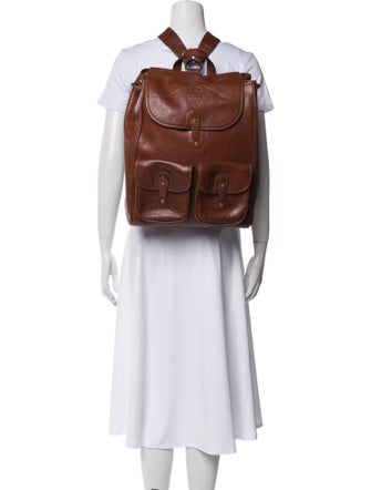 Ghurka Leather Backpack