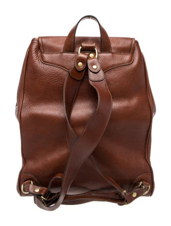 Ghurka Leather Backpack