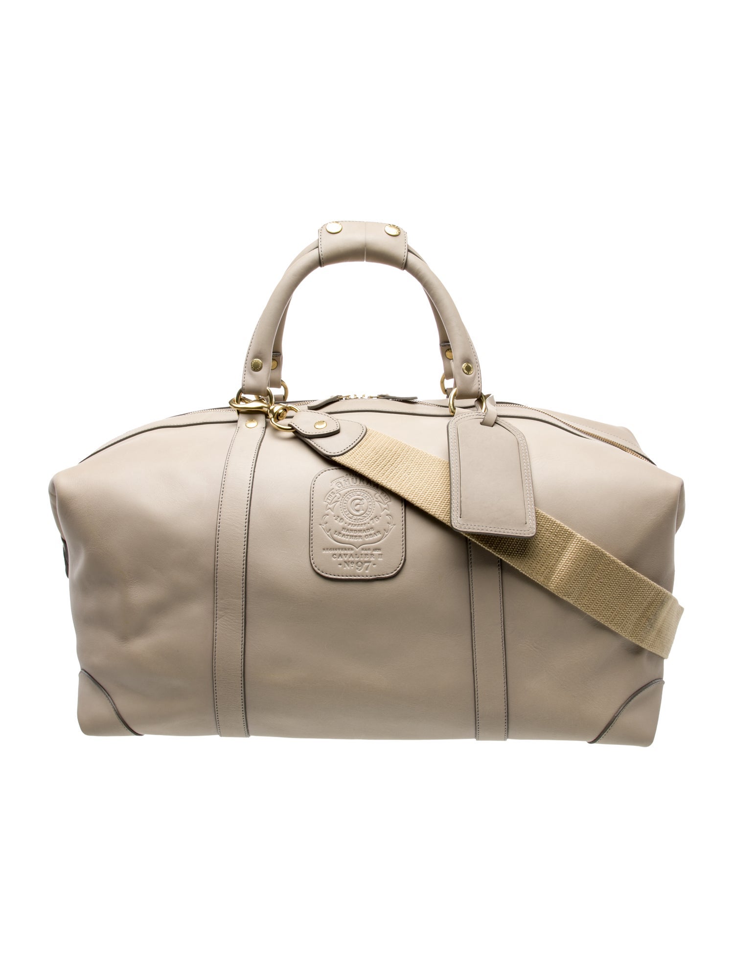 Ghurka Leather Weekender Bag