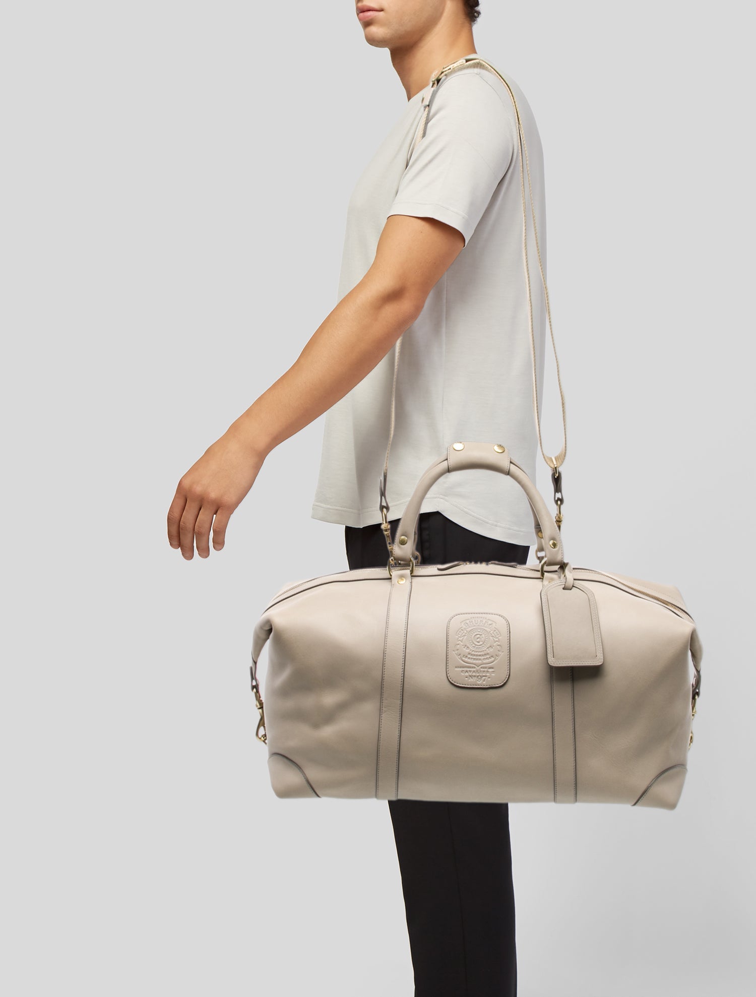 Ghurka Leather Weekender Bag