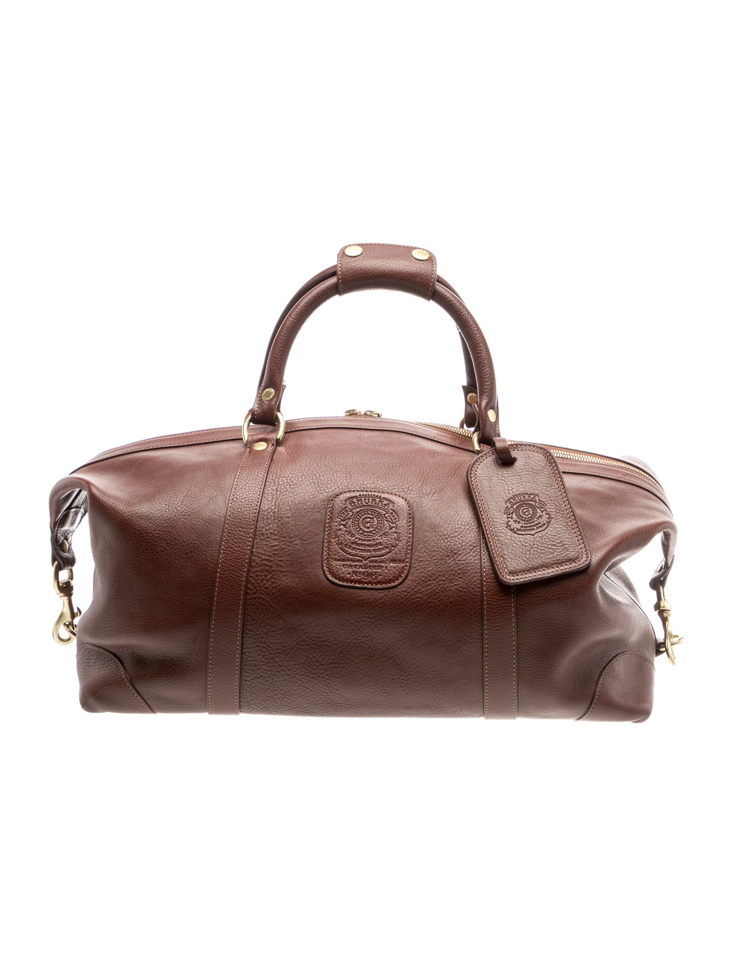 Ghurka Leather Weekender Bag
