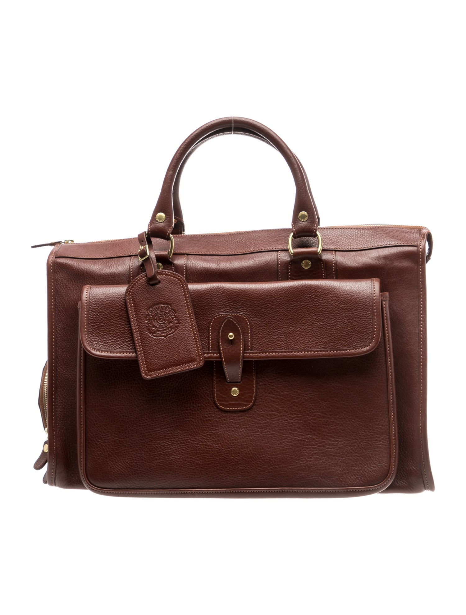 Ghurka Leather Top Handle Bag