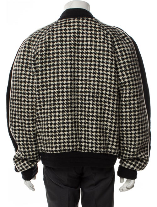 Gucci HA HA HA Wool Graphic Print Bomber Jacket