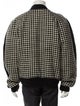 Gucci HA HA HA Wool Graphic Print Bomber Jacket