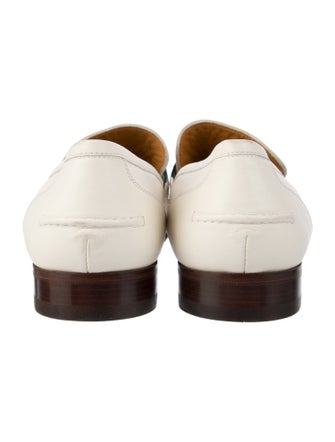 Gucci HA HA HA Web Accent Leather Dress Loafers