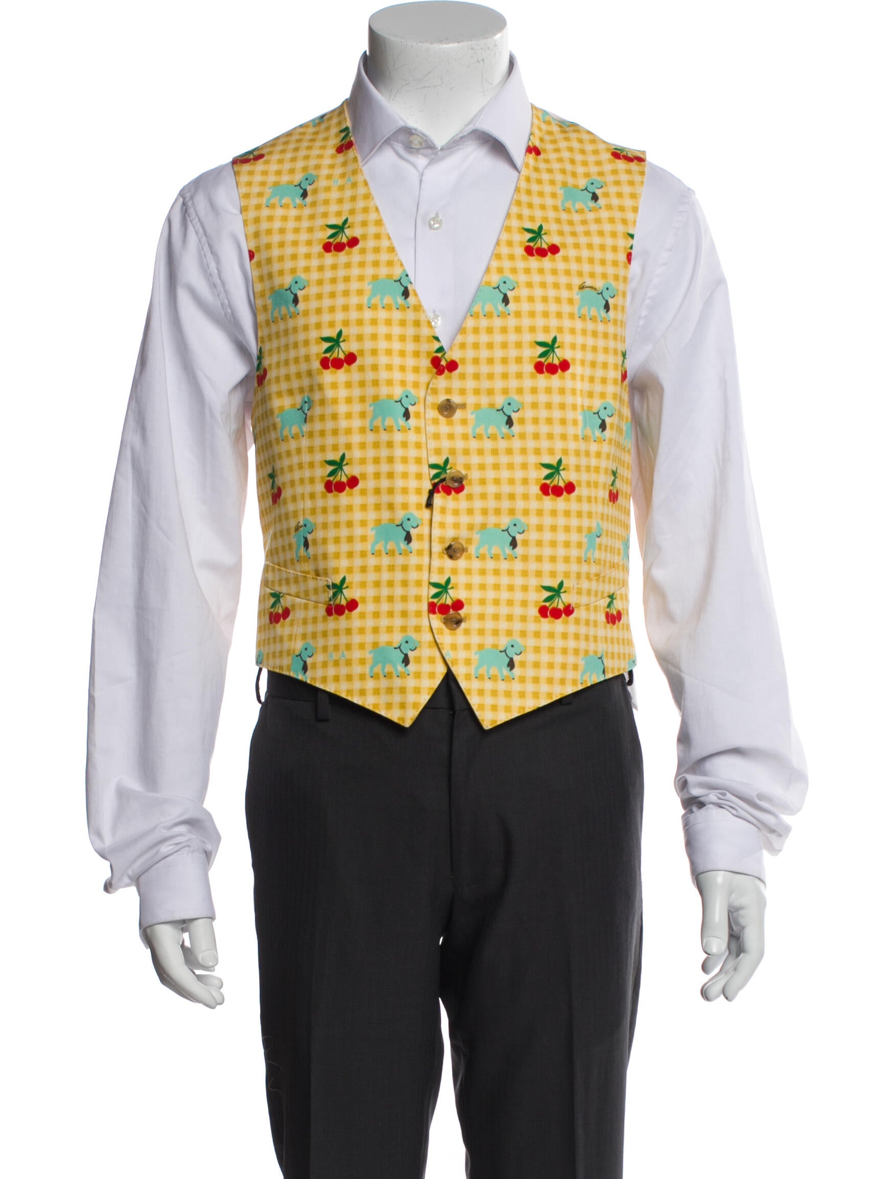 Gucci HA HA HA 2022 Wool Suit Vest w/ Tags
