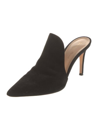 Gianvito Rossi for Altuzarra Suede Mules