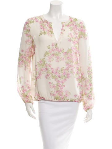 Giambattista Valli Printed Silk Top