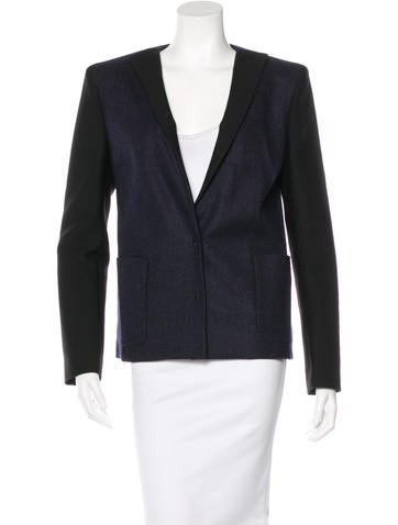 Giambattista Valli Colorblock Wool Blazer