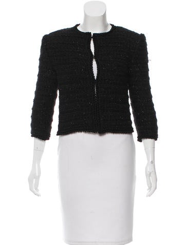 Giambattista Valli Structured Tweed Jacket